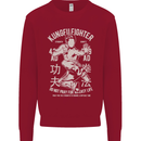 Kung Fu Fighter Mixed Martial Arts MMA Kids Sweatshirt Jumper Red