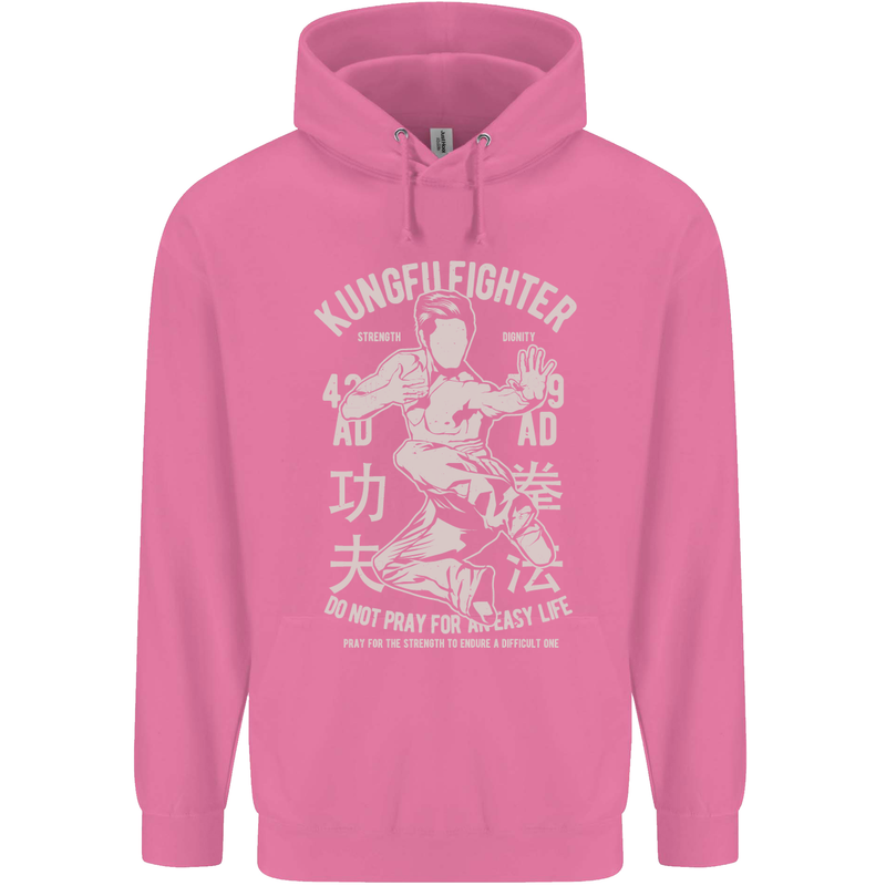 Kung Fu Fighter Mixed Martial Arts MMA Mens 80% Cotton Hoodie Azelea