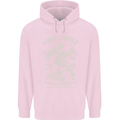 Kung Fu Fighter Mixed Martial Arts MMA Mens 80% Cotton Hoodie Light Pink