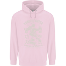 Kung Fu Fighter Mixed Martial Arts MMA Mens 80% Cotton Hoodie Light Pink