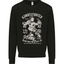 Kung Fu Fighter Mixed Martial Arts MMA Mens Sweatshirt Jumper Black