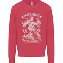 Kung Fu Fighter Mixed Martial Arts MMA Mens Sweatshirt Jumper Heliconia