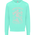 Kung Fu Fighter Mixed Martial Arts MMA Mens Sweatshirt Jumper Peppermint