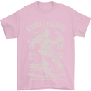 Kung Fu Fighter Mixed Martial Arts MMA Mens T-Shirt Cotton Gildan Light Pink