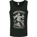 Kung Fu Fighter Mixed Martial Arts MMA Mens Vest Tank Top Black