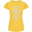 Kung Fu Fighter Mixed Martial Arts MMA Womens Petite Cut T-Shirt Yellow