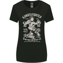 Kung Fu Fighter Mixed Martial Arts MMA Womens Wider Cut T-Shirt Black