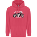 Kustom Kulture Cafe Racer Biker Motorbike Childrens Kids Hoodie Heliconia