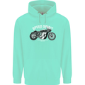 Kustom Kulture Cafe Racer Biker Motorbike Childrens Kids Hoodie Peppermint