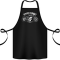 Kustom Kulture Cafe Racer Biker Motorbike Cotton Apron 100% Organic Black