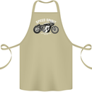 Kustom Kulture Cafe Racer Biker Motorbike Cotton Apron 100% Organic Khaki