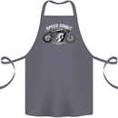 Kustom Kulture Cafe Racer Biker Motorbike Cotton Apron 100% Organic Steel