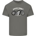 Kustom Kulture Cafe Racer Biker Motorbike Kids T-Shirt Childrens Charcoal