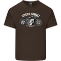 Kustom Kulture Cafe Racer Biker Motorbike Kids T-Shirt Childrens Chocolate