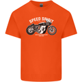 Kustom Kulture Cafe Racer Biker Motorbike Kids T-Shirt Childrens Orange