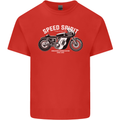 Kustom Kulture Cafe Racer Biker Motorbike Kids T-Shirt Childrens Red