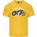 Kustom Kulture Cafe Racer Biker Motorbike Kids T-Shirt Childrens Yellow
