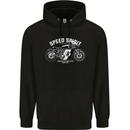 Kustom Kulture Cafe Racer Biker Motorbike Mens 80% Cotton Hoodie Black