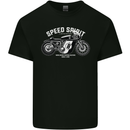 Kustom Kulture Cafe Racer Biker Motorbike Mens Cotton T-Shirt Tee Top Black