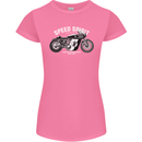 Kustom Kulture Cafe Racer Biker Motorbike Womens Petite Cut T-Shirt Azalea