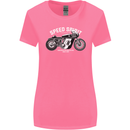 Kustom Kulture Cafe Racer Biker Motorbike Womens Wider Cut T-Shirt Azalea