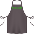 Kwikasfuki Superbike Funny Biker Motorcycle Cotton Apron 100% Organic Dark Grey