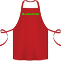 Kwikasfuki Superbike Funny Biker Motorcycle Cotton Apron 100% Organic Red
