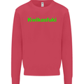 Kwikasfuki Superbike Funny Biker Motorcycle Kids Sweatshirt Jumper Heliconia