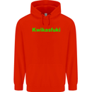 Kwikasfuki Superbike Funny Biker Motorcycle Mens 80% Cotton Hoodie Bright Red