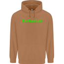Kwikasfuki Superbike Funny Biker Motorcycle Mens 80% Cotton Hoodie Caramel Latte