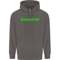 Kwikasfuki Superbike Funny Biker Motorcycle Mens 80% Cotton Hoodie Charcoal