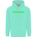Kwikasfuki Superbike Funny Biker Motorcycle Mens 80% Cotton Hoodie Peppermint