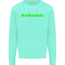 Kwikasfuki Superbike Funny Biker Motorcycle Mens Sweatshirt Jumper Peppermint