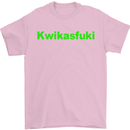 Kwikasfuki Superbike Funny Biker Motorcycle Mens T-Shirt Cotton Gildan Light Pink
