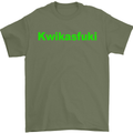 Kwikasfuki Superbike Funny Biker Motorcycle Mens T-Shirt Cotton Gildan Military Green