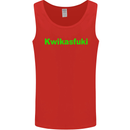 Kwikasfuki Superbike Funny Biker Motorcycle Mens Vest Tank Top Red