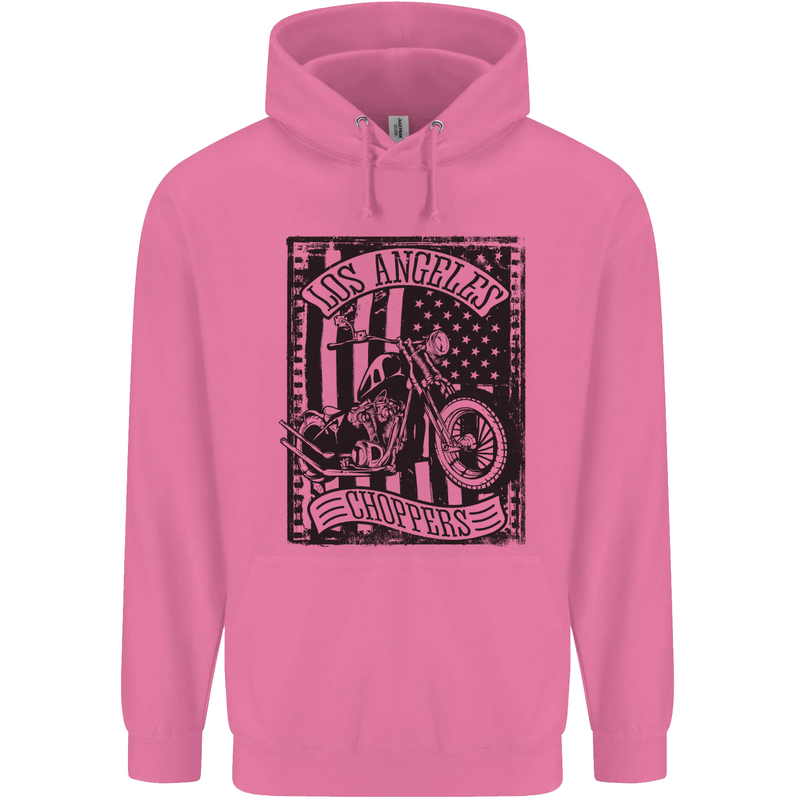 LA Choppers Motorcycle Motorbike Biker Childrens Kids Hoodie Azalea