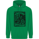 LA Choppers Motorcycle Motorbike Biker Childrens Kids Hoodie Irish Green