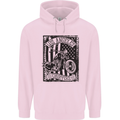 LA Choppers Motorcycle Motorbike Biker Childrens Kids Hoodie Light Pink