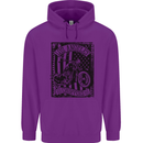 LA Choppers Motorcycle Motorbike Biker Childrens Kids Hoodie Purple
