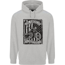 LA Choppers Motorcycle Motorbike Biker Childrens Kids Hoodie Sports Grey