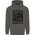 LA Choppers Motorcycle Motorbike Biker Childrens Kids Hoodie Storm Grey