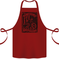 LA Choppers Motorcycle Motorbike Biker Cotton Apron 100% Organic Maroon