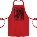 LA Choppers Motorcycle Motorbike Biker Cotton Apron 100% Organic Red