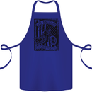 LA Choppers Motorcycle Motorbike Biker Cotton Apron 100% Organic Royal Blue