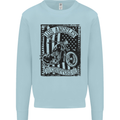 LA Choppers Motorcycle Motorbike Biker Kids Sweatshirt Jumper Light Blue