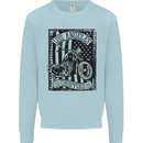 LA Choppers Motorcycle Motorbike Biker Kids Sweatshirt Jumper Light Blue