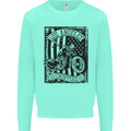 LA Choppers Motorcycle Motorbike Biker Kids Sweatshirt Jumper Peppermint