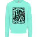 LA Choppers Motorcycle Motorbike Biker Kids Sweatshirt Jumper Peppermint