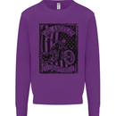 LA Choppers Motorcycle Motorbike Biker Kids Sweatshirt Jumper Purple